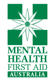 Mental Health First Aid Logo - taken from the website www.mhfa.com.au